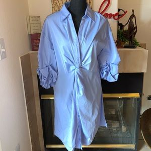 Baby blue Express top. Add a little flair !